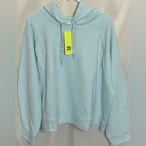 NEW All in Motion Mint Green Cozy Rib Hoodie Sweatshirt